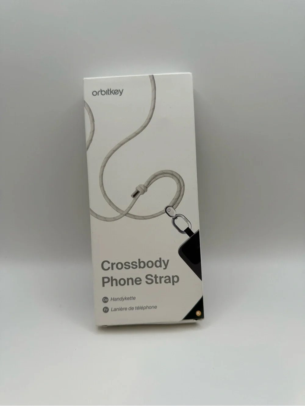 Orbitkey NWT Crossbody Phone Strap - White